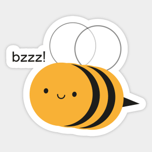 Kawaii Buzzy Bumble Bee Sticker